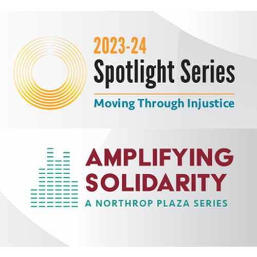 Logos for Spotlight Series and Amplifying Solidarity
